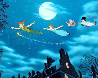 Peter Pan Wendy Flying 1953